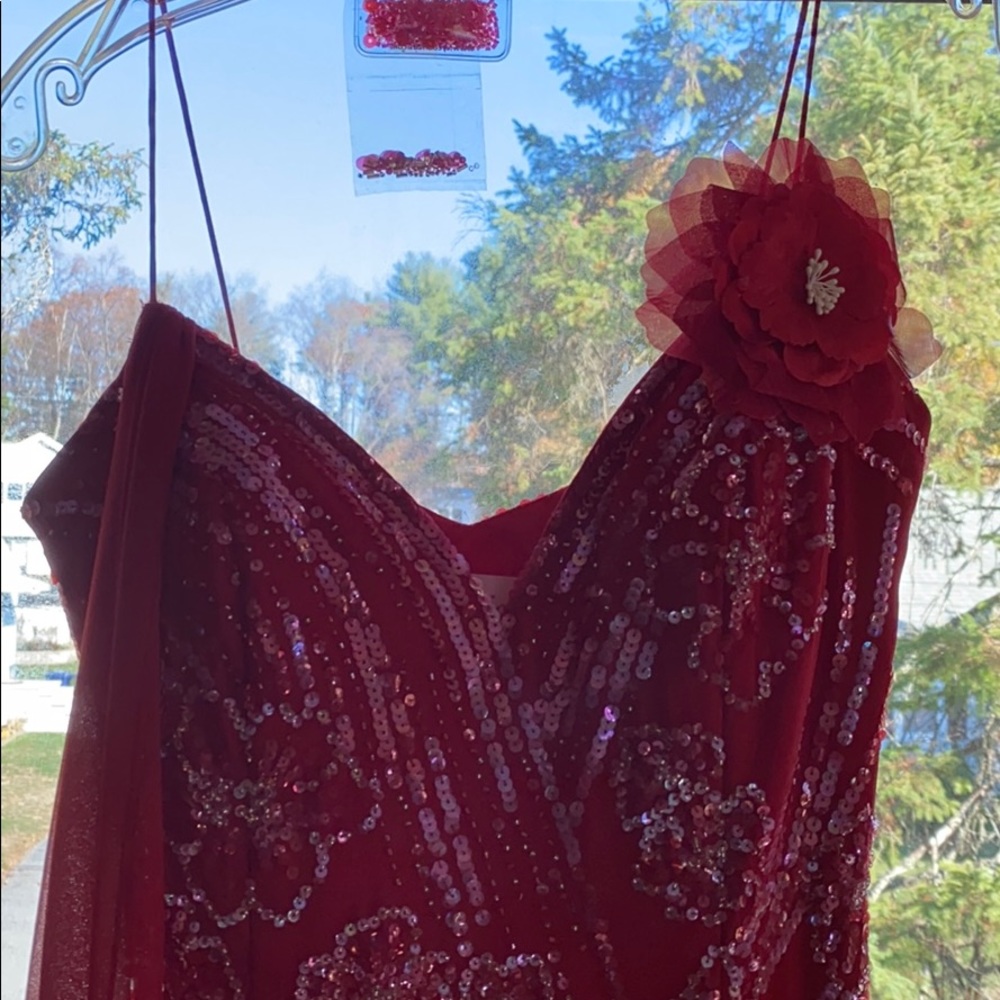Red gown - Picture 7 of 12